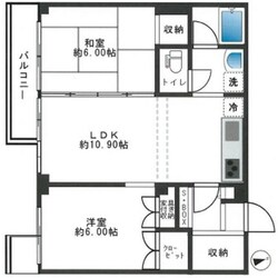 サニーハイツ西日暮里の物件間取画像